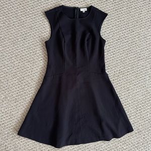 Maison Jules scuba knit cap sleeve Fit and Flare dress size 6